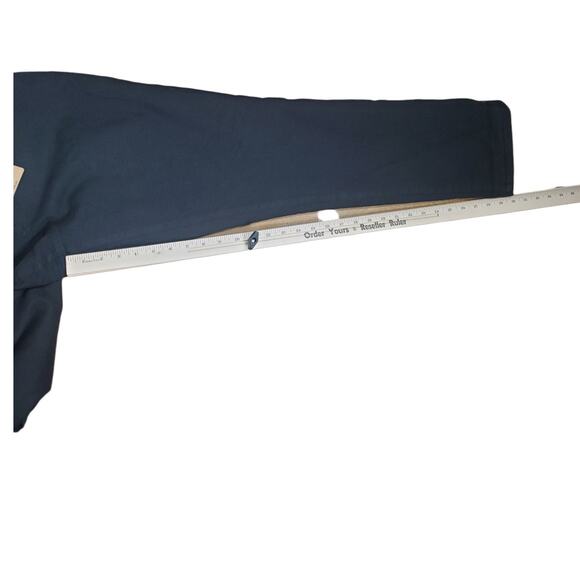 NEW LL Bean Flannel Lined Jeans Perfect Stretch Straight Leg Womens 16 Black - Picture 13 of 13